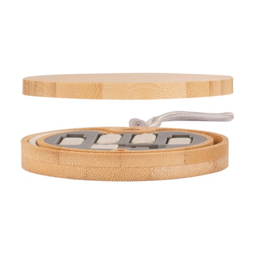 Connect Multicargador 6 en 1 de Bamboo y Trigo.