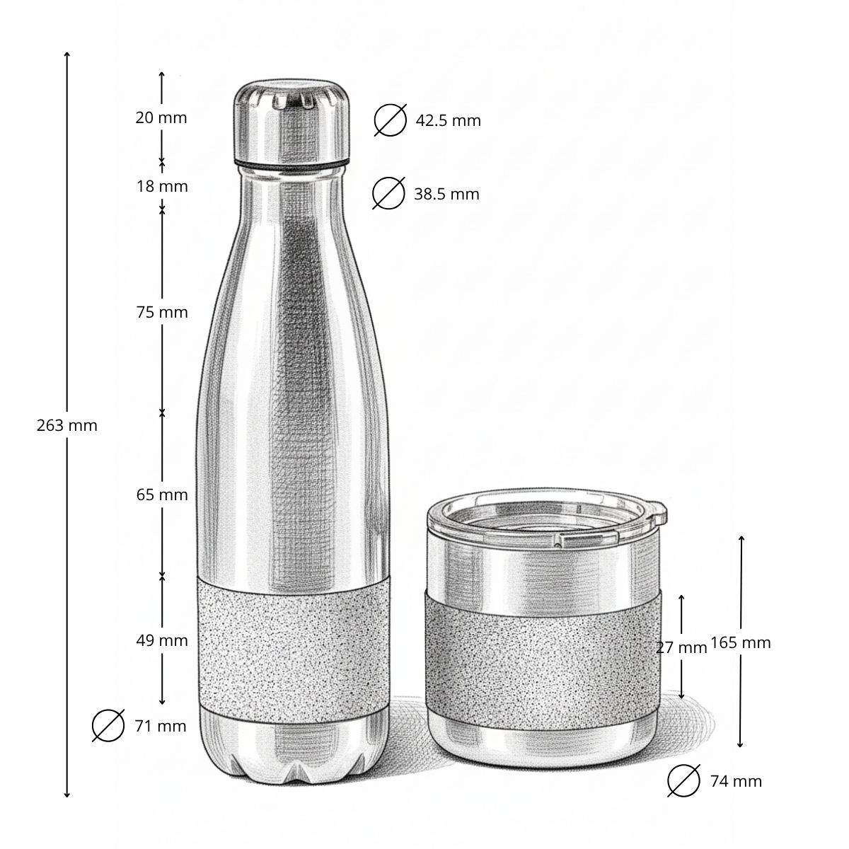 Set NARA: Botella y Mug Eco
